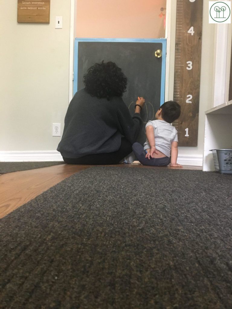 Decorating our Toddler Room Door