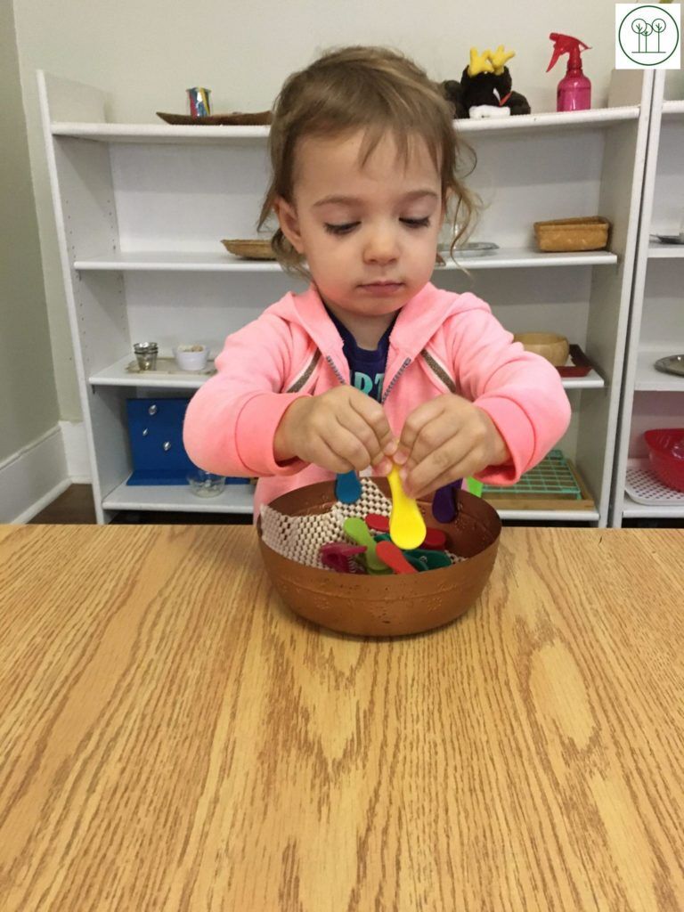 Pegs in the Casa Room