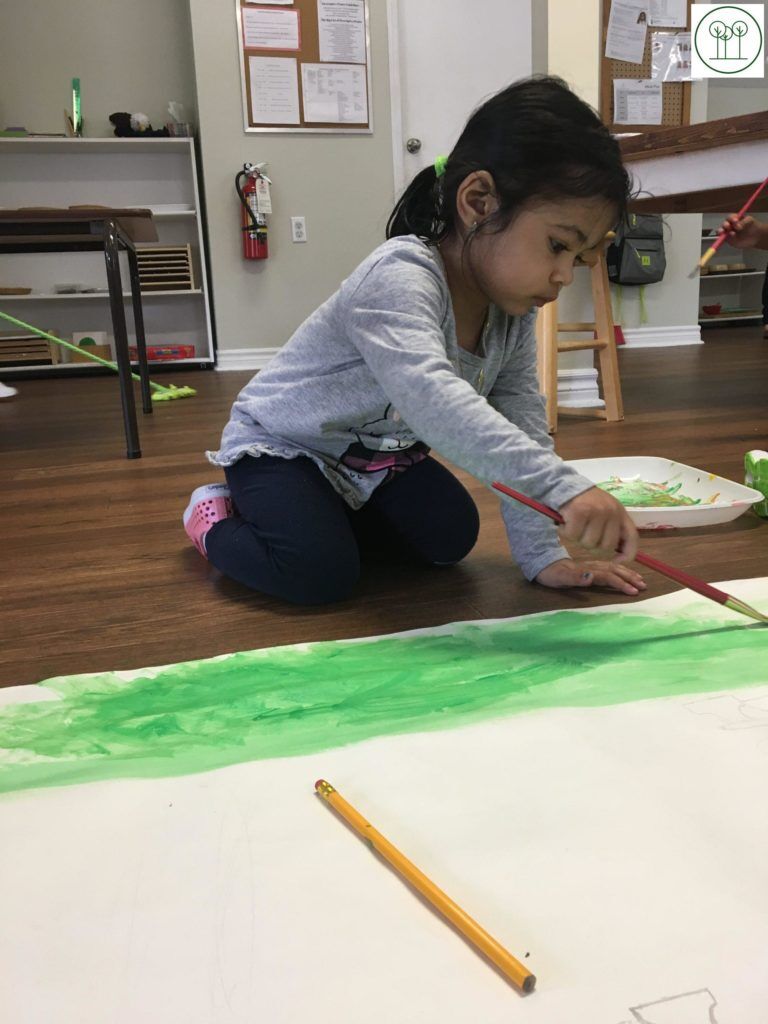 Painting in the Casa Room