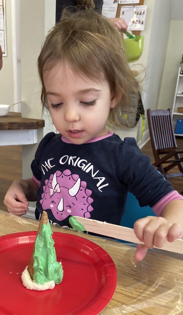 Pyjama Day, Christmas Cone Decorating, Learning Tree Montessori.