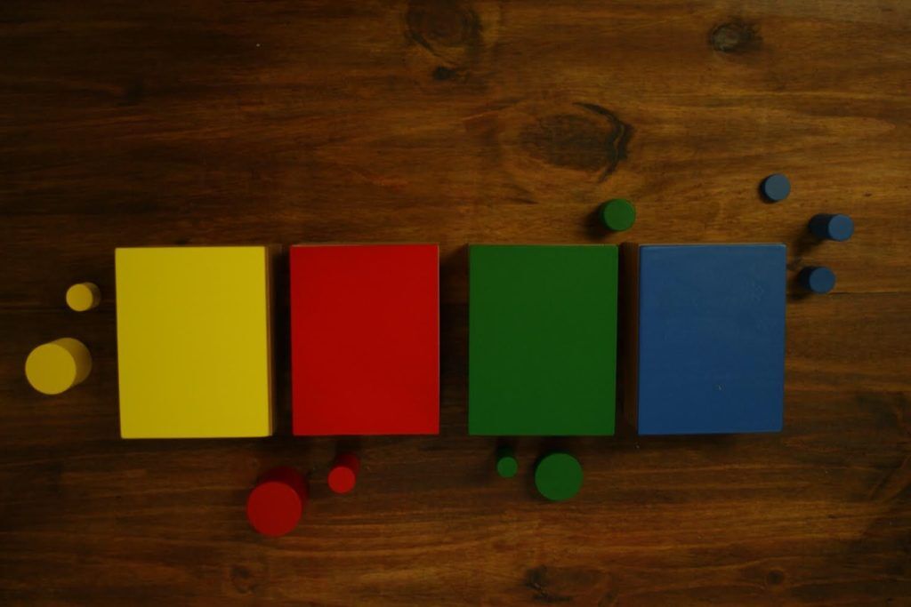 Coloured Cylinders